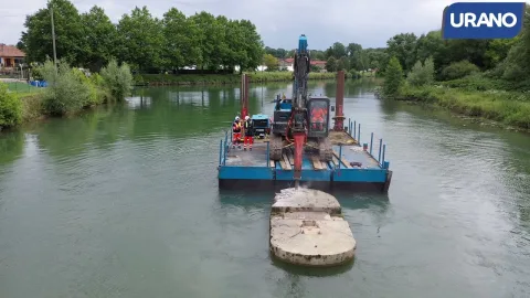 Démolition des anciens barrages de l’Alma et de Stenay
