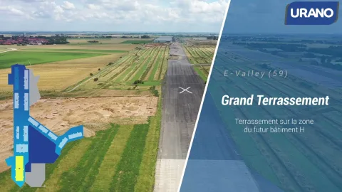 E-Valley : début de terrassement pour le bâtiment H