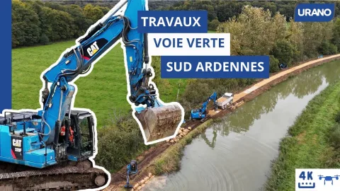 Avancement des travaux sur la Voie verte Sud Ardennes