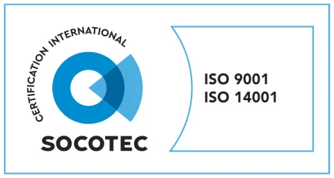 Certifications SOCOTEC ISO 9001, 14001 - URANO