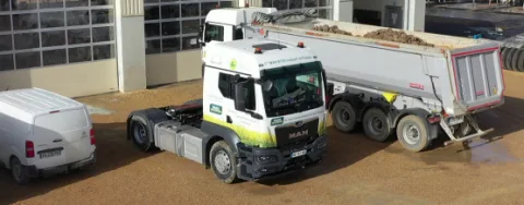 Camion URANO au biocarburant B100