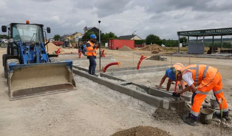 Réalisation d'une station de lavage à Warcq