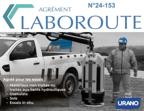 Le laboratoire URANO certifié Laboroute !