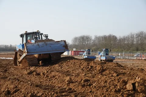 Chantier en cours à Soissons (02)