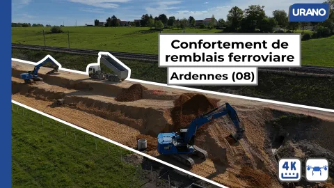 Confortement du remblai de Monclin