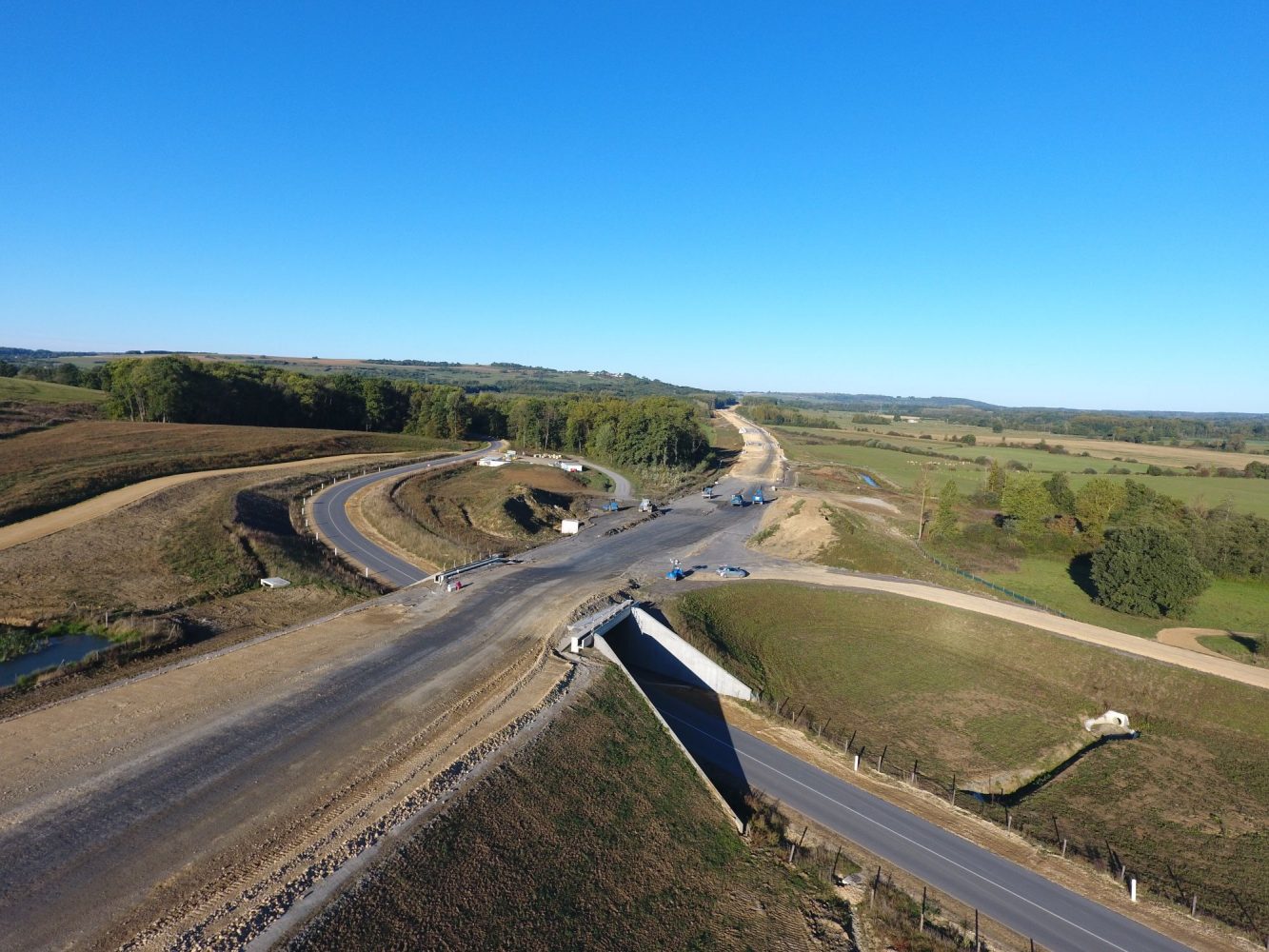 Construction de l'autoroute A304