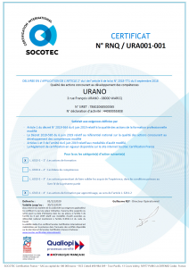 certificat Qualiopi